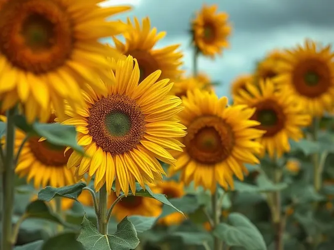 Sunflowers appear to recover from drought, but hidden damage remains