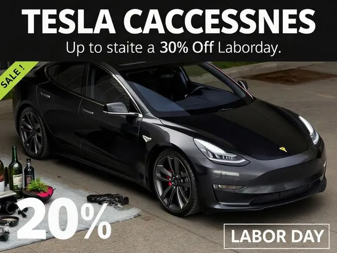 Tesla accessories: up to 30% off at TESERY for Labor Day
