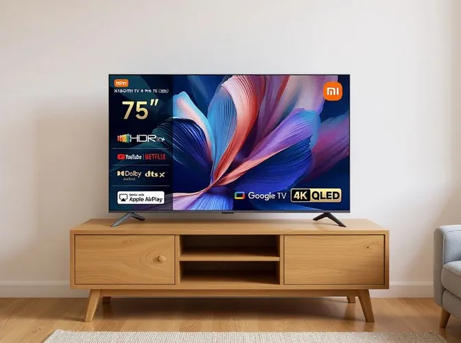 TV Xiaomi 75 A Pro QLED 4K a 599 € en MediaMarkt (antes 899 €): −33 %