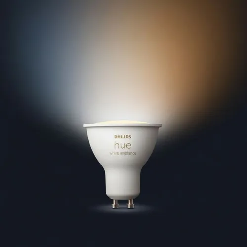 Philips Hue White Ambiance GU10 Smart Spot Bulb at €24.99 at Boulanger (was €34.99): 29% off