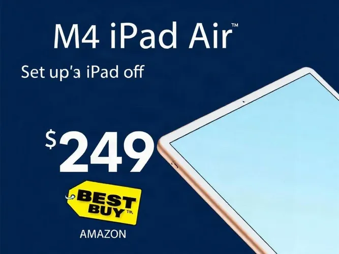 M4 iPad Air: up to $149 off at Amazon and Best Buy