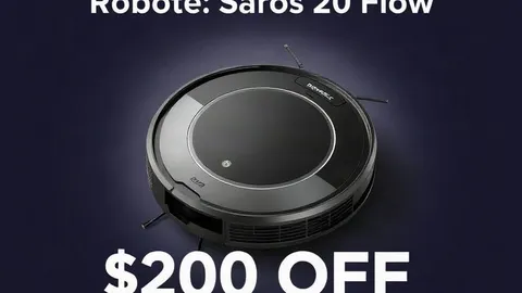 Roborock Saros 20 Flow: $200 off the new robot vacuum