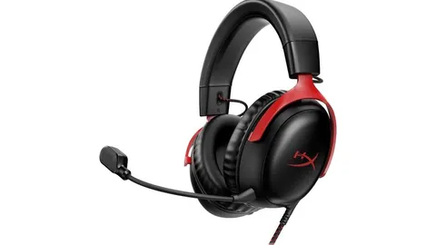 HyperX Cloud III Wired Gaming Headset (Black/Red) at $57.99 at Best Buy (was $99.99): 42% off