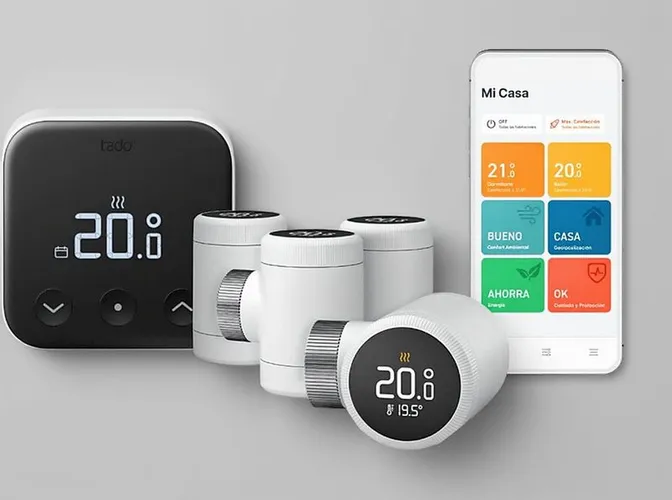 Tado X: kit termostato cableado + 4 cabezales a 296 € en MediaMarkt (antes 499,99 €): −40 %