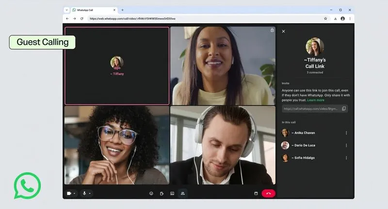WhatsApp Guest Calling: Invite Anyone to a Call, No Account Needed
