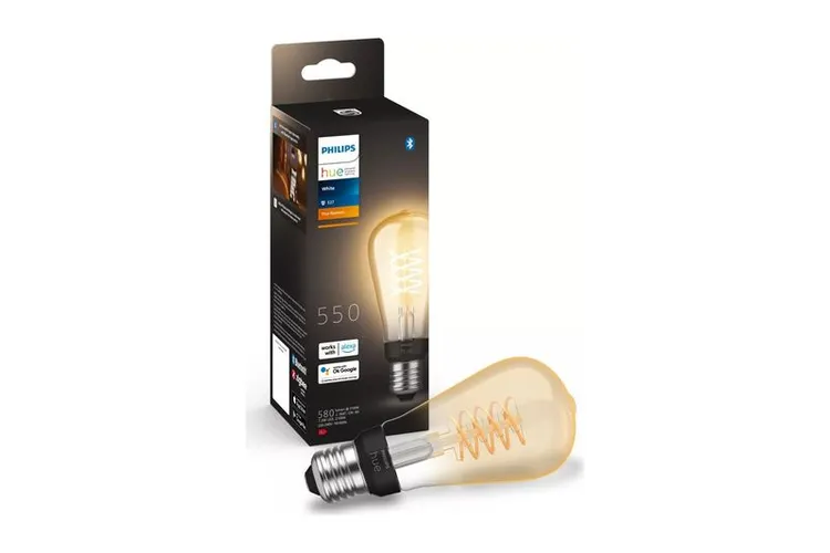 Philips Hue White Filament Edison E27 smart bulb at €21.59 at Boulanger (was €34.99): 38% off