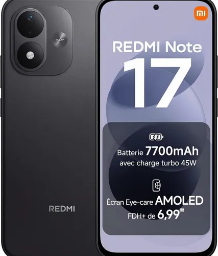 Xiaomi REDMI Note 17 6+256 GB at €210.83 on Amazon.fr (was €303)