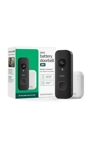 Blink Battery Doorbell 2K+ (Sync Module Core) à 35,99 $ sur Amazon (au lieu de 79,99 $) — −55 %