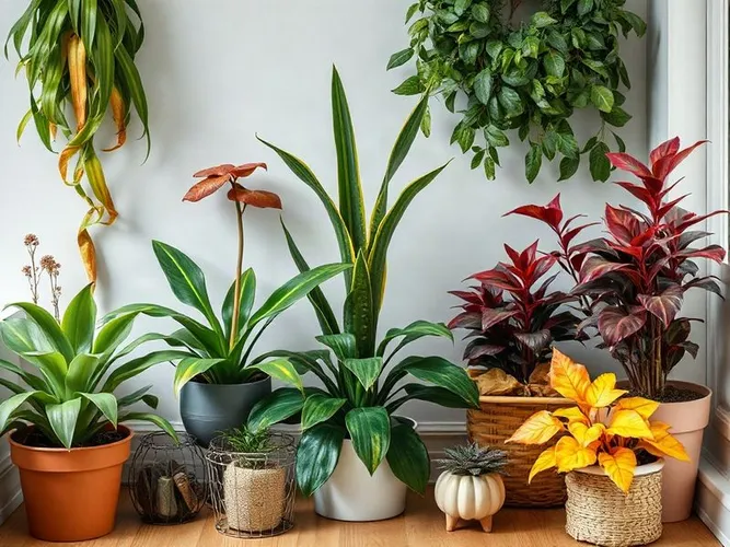 7 colourful indoor plants for a cosy autumn home