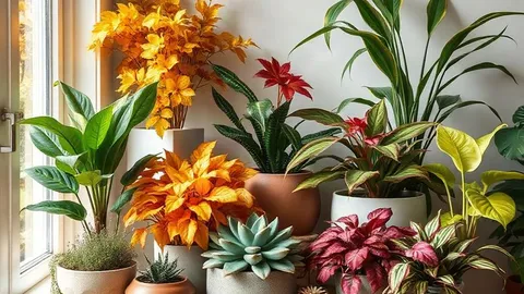 Colourful houseplants to give your home an autumnal feel