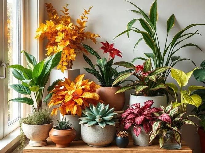 Colourful houseplants to give your home an autumnal feel