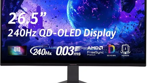 Acer Predator X27U W1 26.5" QD-OLED at $314.99 on Amazon (was $549.99)
