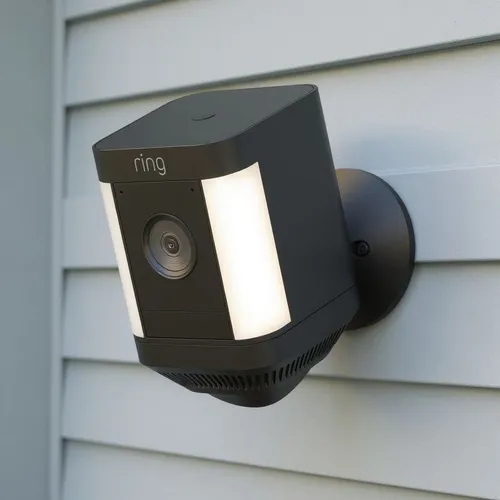 Ring Spotlight Cam Plus (battery, black) at €69.99 at Boulanger (was €149.99): 53% off