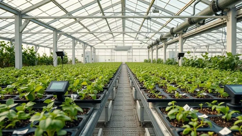 Ridder Links Quantified Sensors to Hortimax Greenhouse Controls