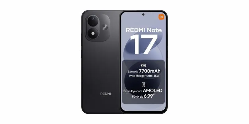 Xiaomi Redmi Note 17 at €238 on Amazon (was €303) during French Week