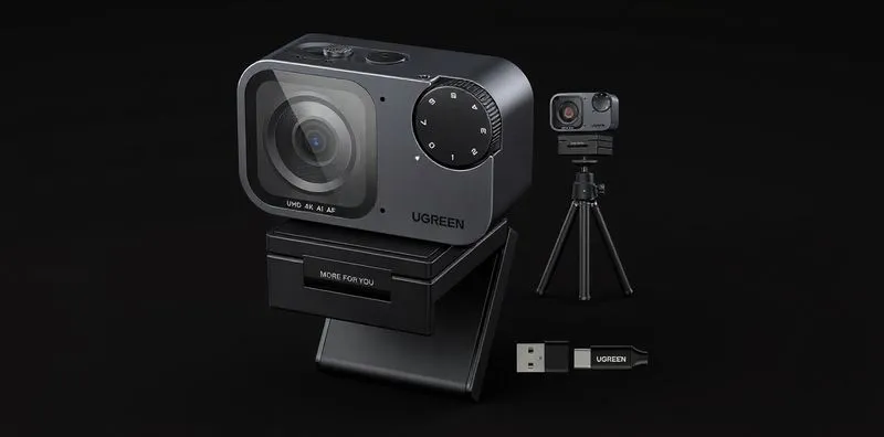 Webcam UGREEN FineCam Pro 4K à 69,99 $ sur Amazon (au lieu de 99,99 $)