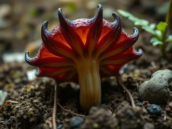 A bizarre 'devil flower' discovered in Thailand lives underground and steals nutrients from fungi