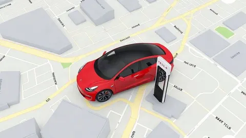 Tesla brings 3D Supercharger maps to its mobile app