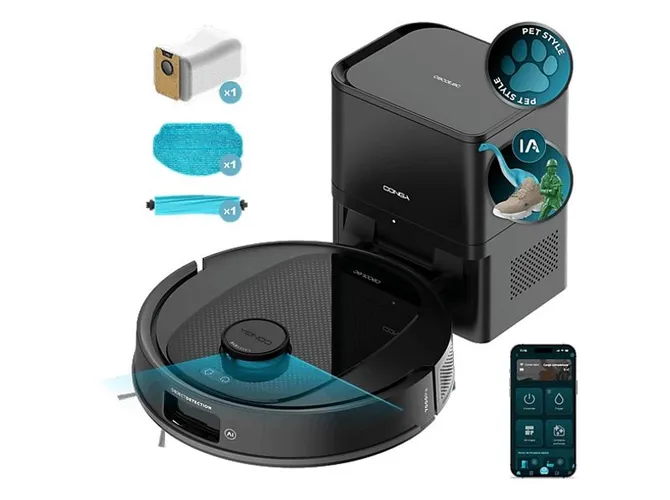 Cecotec Conga Y80 con base de autovaciado a 189 € en MediaMarkt (antes 349,90 €): −46 %