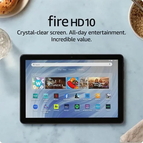 Amazon Fire HD 10 (32 GB, Black) at $72.99 on Amazon (was $154.99)
