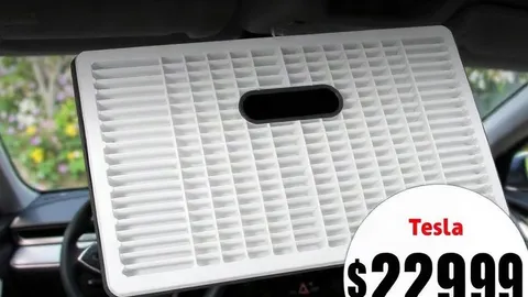 HEPA activated-carbon cabin filter for Tesla Model 3/Y at $22.99 (was $39.99)