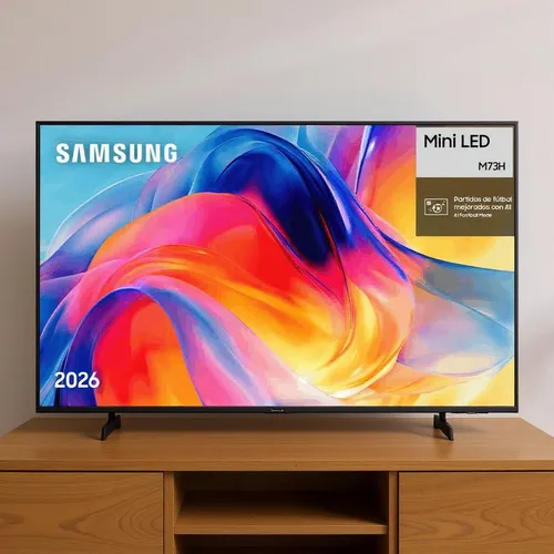 TV Samsung Mini LED 55" M73H (TU55M73HAUXXC) a 399 € en MediaMarkt (antes 629 €): −37 %