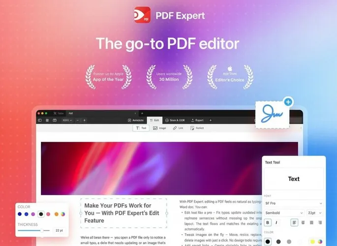PDF Expert Premium pour Mac à vie à 79,99 $ chez StackSocial (au lieu de 139,99 $) : −43 %