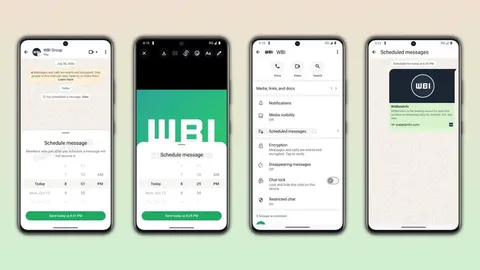 WhatsApp Android Beta Rolls Out Scheduled Messages