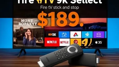 Fire TV Stick 4K Select for $17.99 with code 4KSAVEFTV
